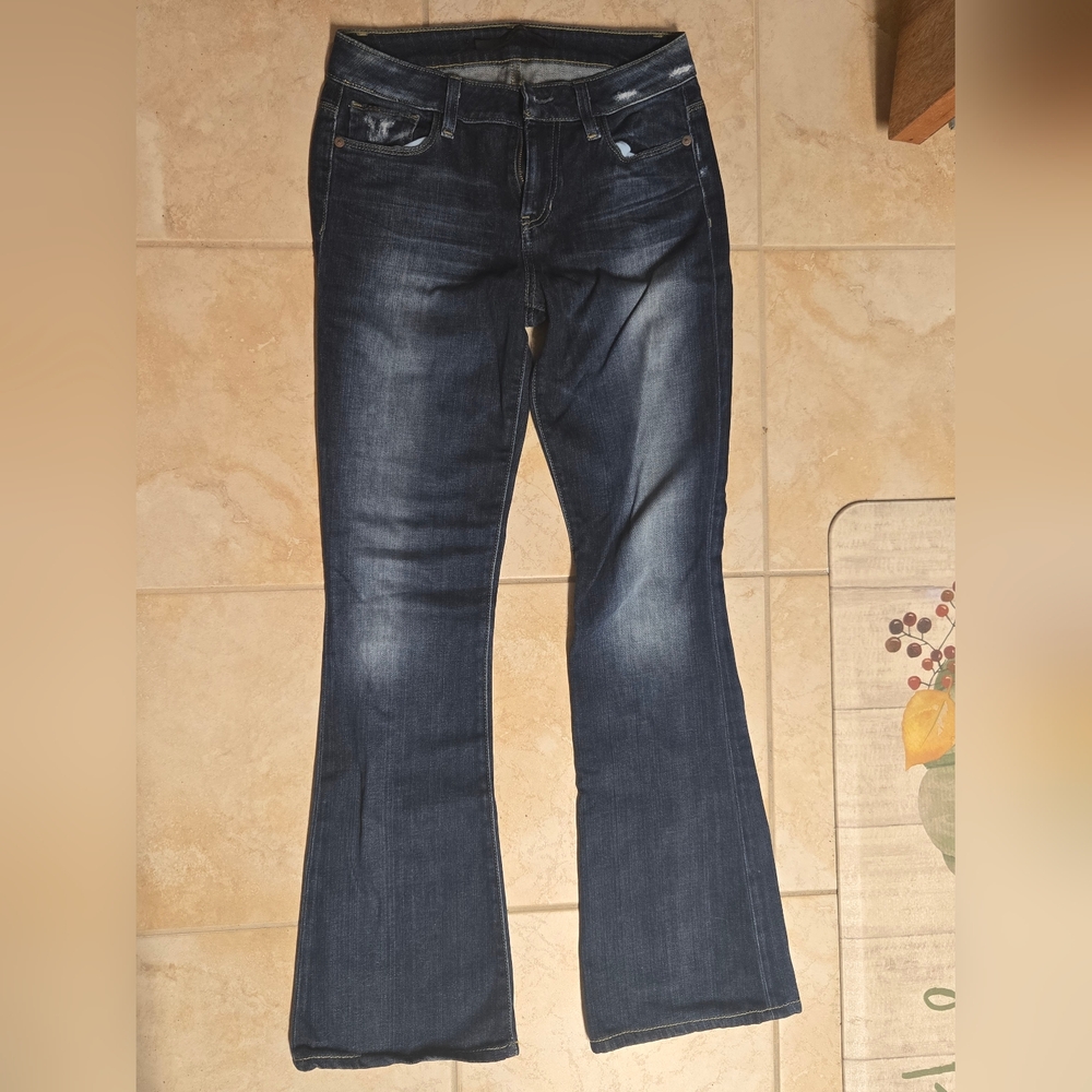 Joe's Jeans Dark Blue Flare Leg Denim